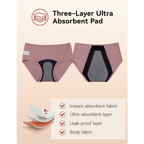 Carer 3 Pack Women's Incontinence Pants 150ml Absorbency 2
