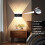 Applique Murale Led Moderne, 8W, 3000K, Blanc Chaud, Led Intégrée, Noire, Non Dimmable, 2PCS 3