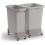 Durable Linkable 60 Litre Bin Trolley - Robust Modular Waste Trolley for DURABIN Bin Range - Includes 4 Wheels and 2 Brakes 6