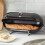 WESCO Breadboy Bread Bin, Sheet Steel, Matt Black, 222201-73 4