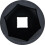 BGS 5875 | Impact Socket, Hexagon | 25 mm (1") Drive | 75 mm 2