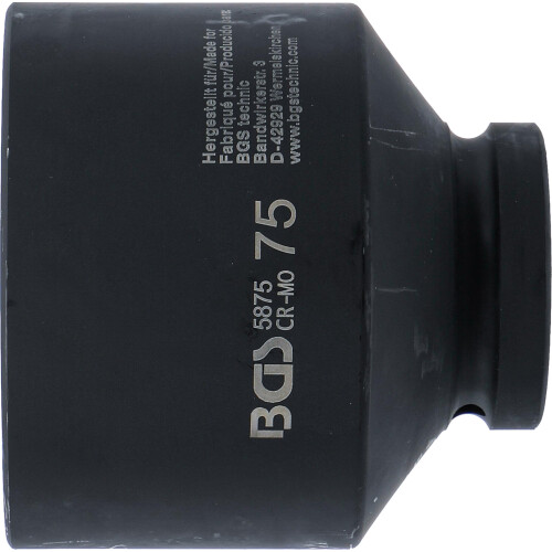 BGS 5875 | Impact Socket, Hexagon | 25 mm (1") Drive | 75 mm 2