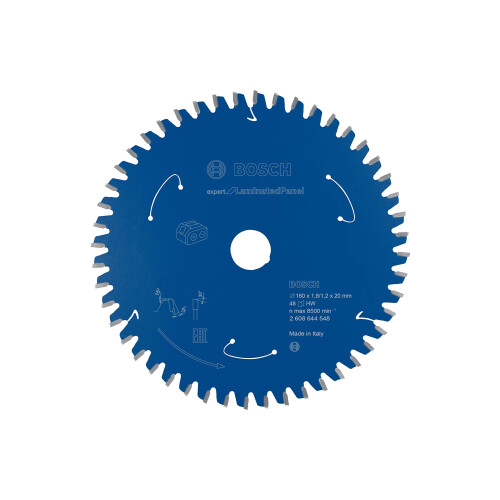 Bosch Kierrejyrsinterä - Bosch - Expert for Laminated Panel - 160 mm - 48 hammasta - Sininen 1