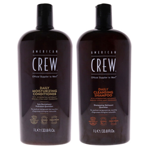 American Crew Daily Cleansing Shampoo & Conditioner Kit 2 Pc 33.8oz, 33.8oz