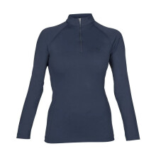 (3XL, Navy) Aubrion Womens/Ladies Eltar Quarter Zip Base Layer Top