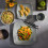 Gibson Soho Lounge Square Reactive Glaze Stoneware Dinnerware Set, Service for 4 (16pc), Light Gray 5