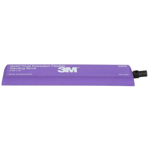 3M 3M Hookit Dust Extraction Flexible Sanding Block 35828, 406 mm x 67 mm 1