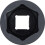BGS 5856 | Impact Socket, Hexagon | 25 mm (1") Drive | 56 mm 2
