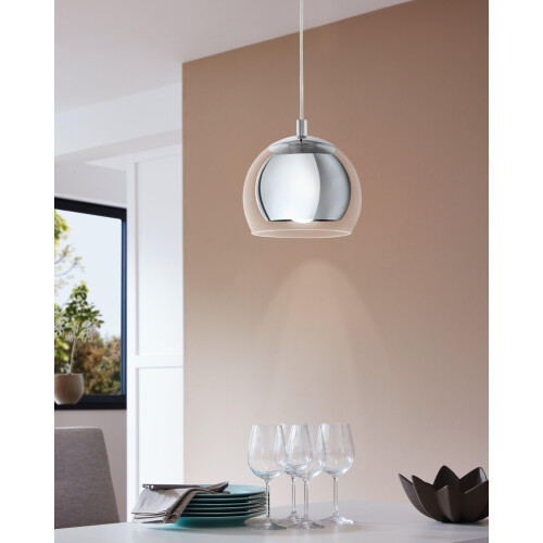EGLO Eglo Pendant Light Rocamar, 1-Light Hanging Lamp 2