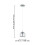 EGLO Eglo Pendant Light Rocamar, 1-Light Hanging Lamp 5