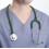 ADC Adscope 612 - Lightweight Platinum Clinician Stethoscope - Royal Blue 8