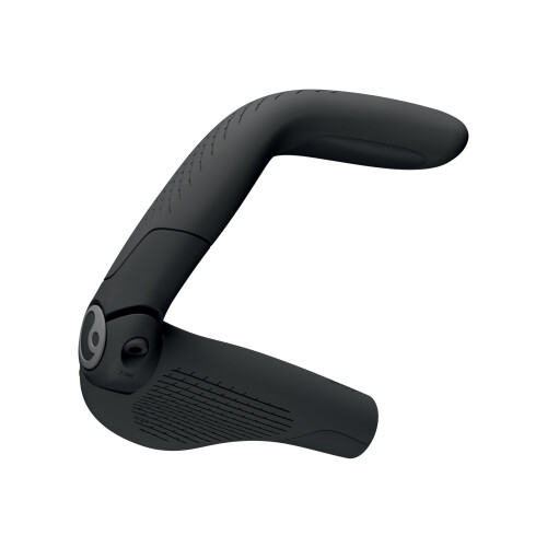Ergon GP5 EVO Bicycle Grips with built in Bar Ends, Black, Large 2