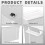 Cetomo 90L*3 Storage Boxes, Plastic Storage Box with Lids, Organizing Container with Secure Latching Buckles, Stackable, Nestable 2