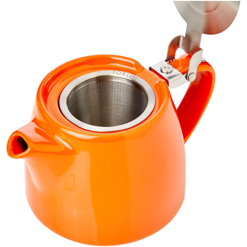 Forlife Stump Teapot 400 mL 13 Oz., Carrot 2