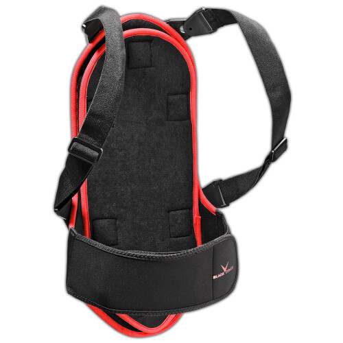 Black Crevice Back Protector Black/Red/Silver 8 Years (128 cm) 2