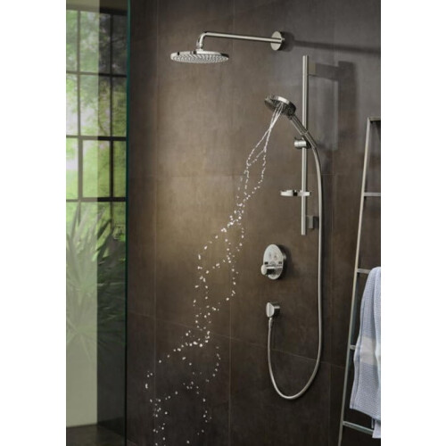 Hansgrohe hansgrohe FixFit S wall Connection, Hose Connection with backflow Preventer Brushed Bronze 2