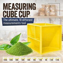 3X Tasses à Mesurer de Cuisine, Tasse à Mesurer Lavable au Lave-Vaisselle, Cuillères à Mesurer, Cuillère à Mesurer en Plastique