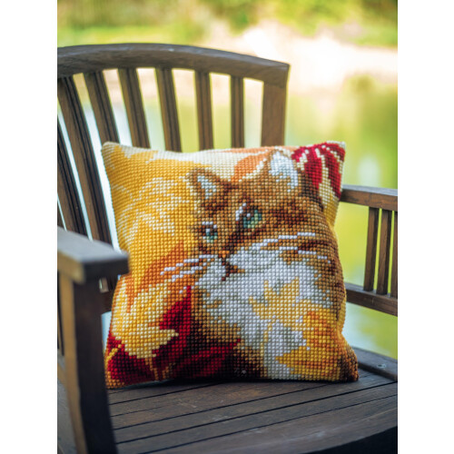 Vervaco Cross Stitch Kit, Ecru ca. 40 x 40 cm 1