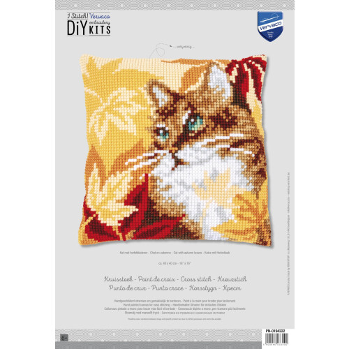Vervaco Cross Stitch Kit, Ecru ca. 40 x 40 cm 2