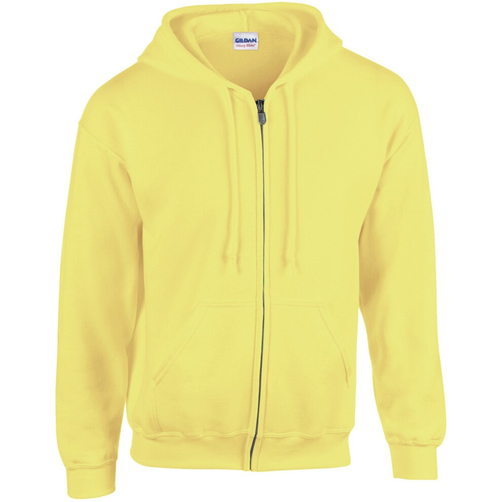 Gildan (Xxl, Safety Green) Mens Heavy Blend Full Zip Hoodie