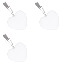 3X LED Purse Light LED Lights Bag Heart Shape Keychain Light Night Light Purse Lamp Automatic Sensor