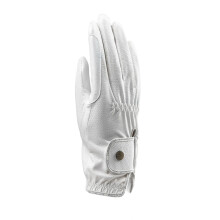 (M, White) Aubrion Childrens/Kids Stadium Synthetic Leather Riding Gloves