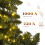 YITAHOME 6ft Prelit Green Artificial Hinged Christmas Tree with Remote 2