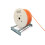 DIGITUS cable drum unwinder - cable unwinder for network installation cables - 150 kg load capacity - 540 mm max. reel width 2