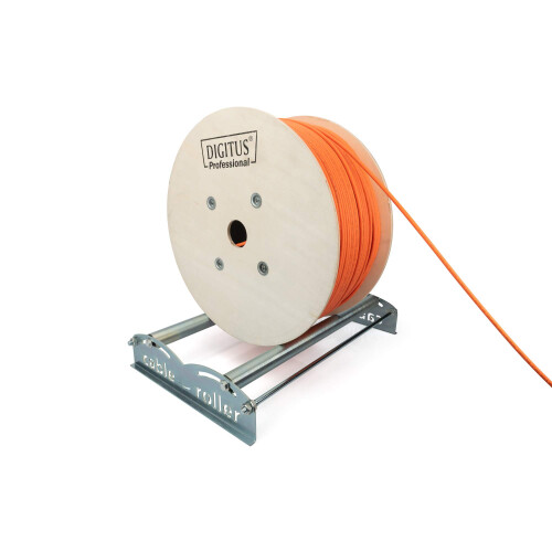 DIGITUS cable drum unwinder - cable unwinder for network installation cables - 150 kg load capacity - 540 mm max. reel width 1