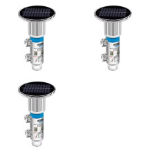 3X Waterproof Solar Signal Light Ship Mast Ocean Buoy Fishing Net Signal Outdoor Night Light
