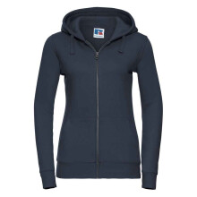 (XS, French Navy) Russell Womens/Ladies Authentic Full Zip Hoodie