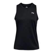 (12 UK, Black/White) Under Armour Womens/Ladies Tech Solid Technical Vest Top