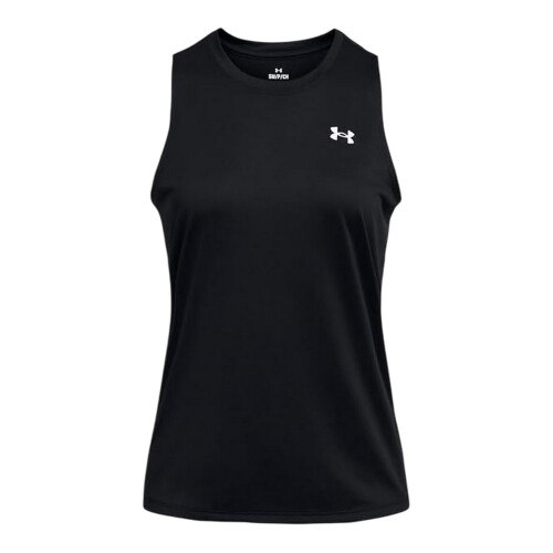 Under Armour (12 UK, Black/White) Under Armour Womens/Ladies Tech Solid Technical Vest Top