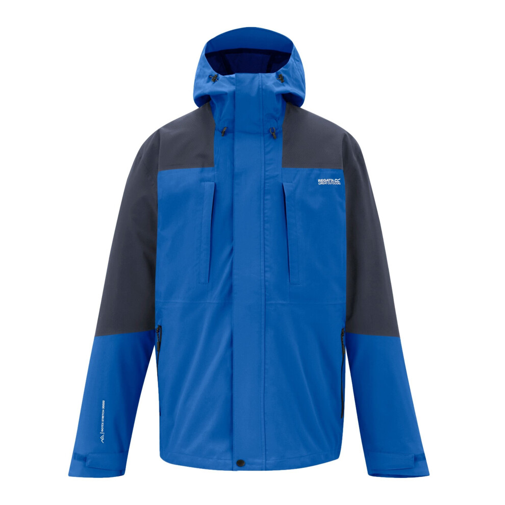 Regatta (Xl, Olympian Blue/Night Sky) Mens Freesdale Waterproof Jacket