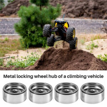 8PCS Rally 1.9 Metal Beadlock Wheel Hub Rim for 1/10 RC Crawler Axial SCX10 90046 AXI03007 TRX4 RC4WD D90,1