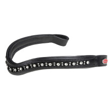 (Pony, Black) Whitaker Lynton Curved Horse Diamante Browband