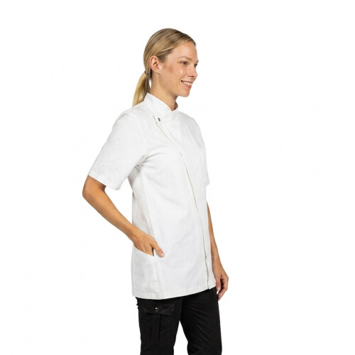 (M, White) Le Chef Unisex Adult Chef Tunic