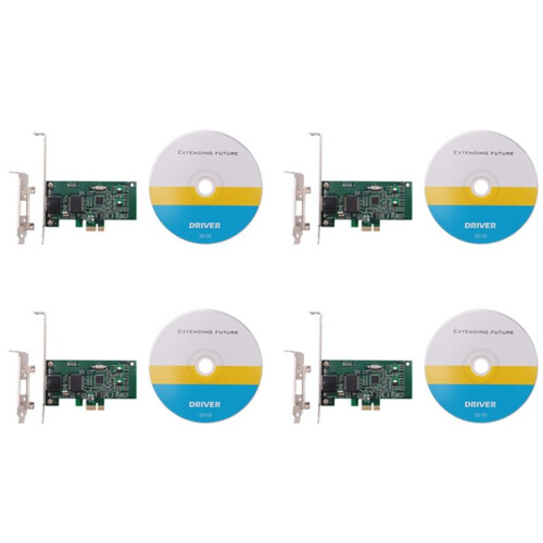 4X PCI-E Gigabit Netzwerk Adapter Desktop 82574L Chipsatz NIC