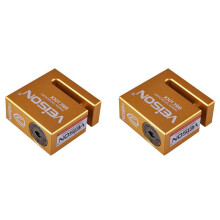 2X VEISON 6mm Blocco Freno Un Disco Moto Sicurezza Motocicletta Antifurto Bicicletta Impermeabile Acciaio Inossidabile Blocco di Sicurezza - Oro