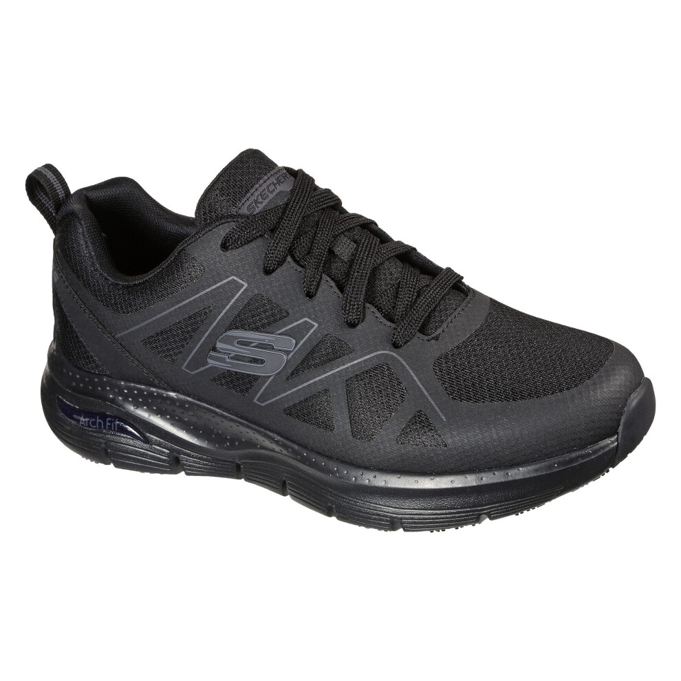 Photos - Safety Equipment Skechers   Mens SR Axtell Safety Shoes (11 UK, Black)