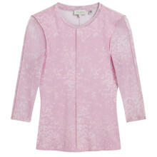 (8 UK, Pale Pink) Ted Baker Womens/Ladies Printed Mesh Slim T-Shirt