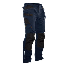 (34R, Navy/Black) Jobman Mens Craftsman Trousers