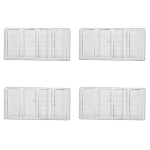 4X Candy Bar Chocolate Mold Baking Candy Stock Cake Decorating Tool Transparent