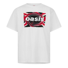 (M, White) Oasis Mens Logo Cotton T-Shirt