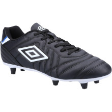 (10 UK, Black/White) Umbro Mens Soft Ground Football Boots