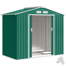 Caseta de Jardín Verde 213 x 130 x 185 cm