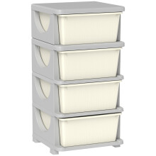 Organizador de Juguete Beige 37 x 37 x 76 cm
