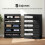 Homcom Cómoda Negro 77 x 40 x 111.5 cm 3