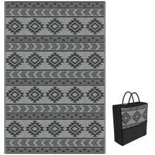 Alfombra de Exterior Negro 182 x 274 x 0.3 cm