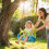 Outsunny Columpio Infantil Verde 42 x 33 x 38 cm 5